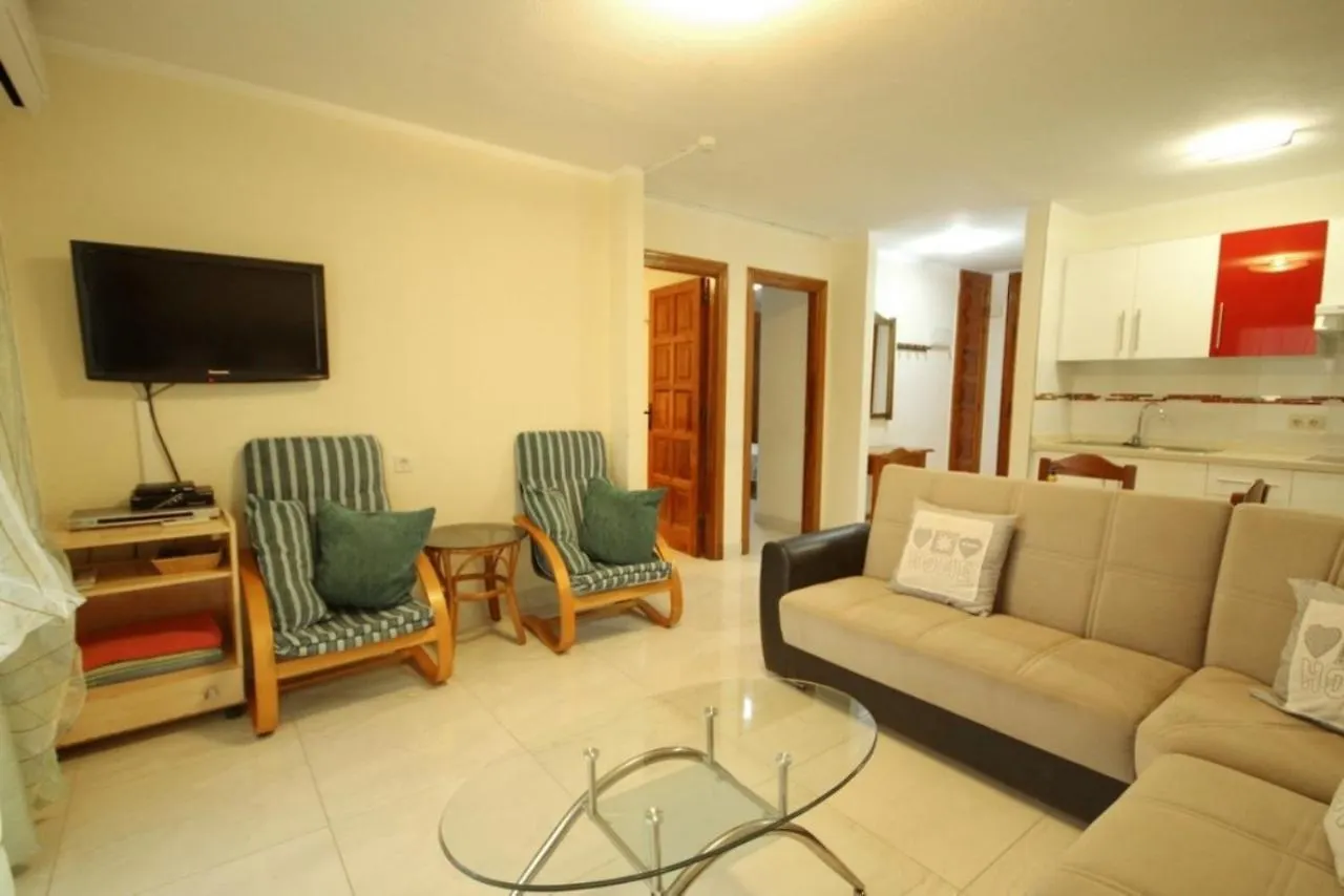 Two Bedroom Apartment In Beachfront Complex With Pool In Playa De Las Americas. Spain