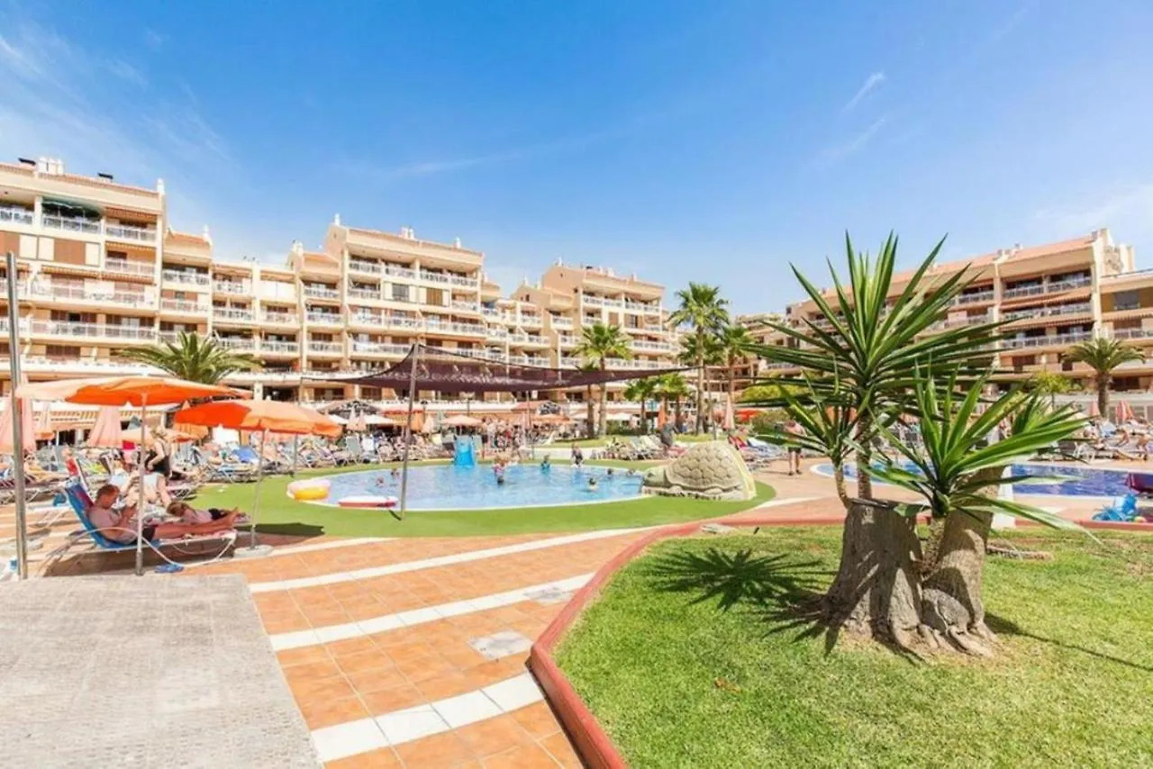 Two Bedroom Apartment In Beachfront Complex With Pool In Playa De Las Americas.